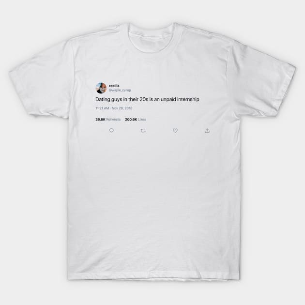 Twitter Shirt T-Shirt by hcohen2000